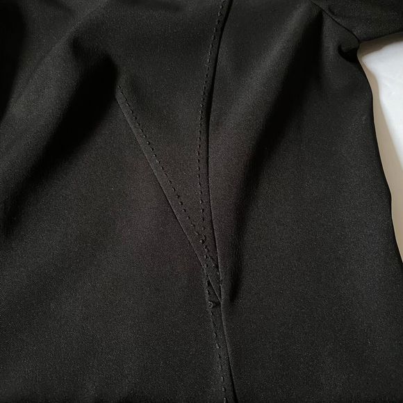 Danny & Nicole Blazer Womens Black Plus Size 18W Vintage 4 Button Collared Flaws - Picture 8 of 16